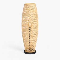 CGC Lighting Large 83cm Natural Bamboo Floor Lamp - thumbnail 2