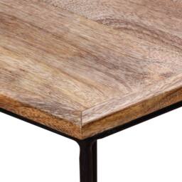 Berkfield Home Coffee Table Solid Mango Wood 56x48x40 cm in Brown - Size: 56 x 48 x 40 cm - thumbnail 9