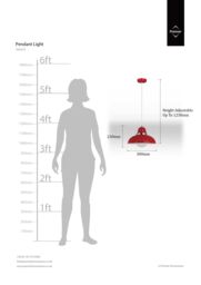 Orsina White Finish Pendant Light With Chrome Detail, Streamlined Hanging Lamp, Glossy Urban Ceiling Fixture in Red - thumbnail 5