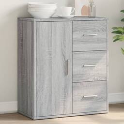 Berkfield Home Sideboard Grey Sonoma 60x31x70 cm Engineered Wood - Size: 60 x 31 x 70 cm - thumbnail 2