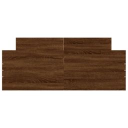 Berkfield Home Bed Frame with Headboard & Footboard Brown Oak 120x190 cm Small Double - thumbnail 4