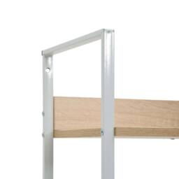Berkfield Home 3-Layer Book Shelf Oak 60x27.6x90.5 cm Engineered Wood in Light Tan - thumbnail 5
