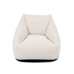 rucomfy Beanbags rucomfy Indoor Kids Bean Bag Chair - Snug Snuggle Seat in Cream - thumbnail 4