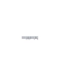 New Edge Blinds White Straight PVC Curtain Track - Size: 260 cm - thumbnail 1