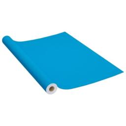 Berkfield Home Self-adhesive Furniture Film Azure 500x90 cm PVC in Blue