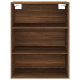 Berkfield Home Hanging Wall Cabinet Brown Oak 69.5x32.5x90 cm - thumbnail 5