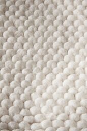 Bianca 'Aspen Bobble' Bath Mat in White - thumbnail 3