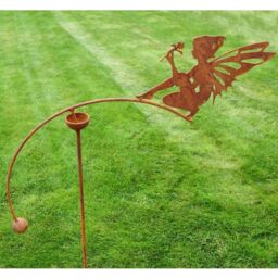 Poppyforge Fairy Sitting Wind Rocker Single BM/RtR, Steel - L66 x W54 x H148.5 cm in Brown - thumbnail 2