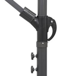 Berkfield Home Hanging Garden Parasol Terracotta 3 m Aluminium Pole - thumbnail 6