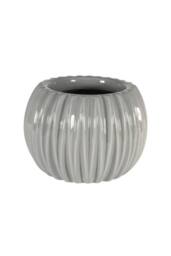 KDMD Grey Ribbed Orchid Pot 18.3cm - thumbnail 2