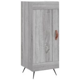 Berkfield Home Sideboard Grey Sonoma 34.5x34x90 cm Engineered Wood - thumbnail 2