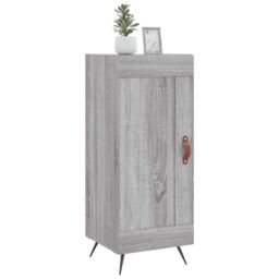 Berkfield Home Sideboard Grey Sonoma 34.5x34x90 cm Engineered Wood - thumbnail 3