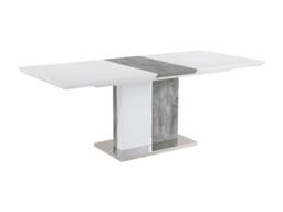 Vente-unique Extendable Dining Table - 6 To 8 Place Settings - MDF - Colours: in Grey - thumbnail 8
