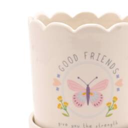 Love Life Sentiment Gift Plant Pot - Friends - Size: Small - thumbnail 5