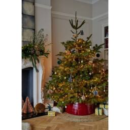 Lemon Pavilion Furniture and Decor Christmas Tree Skirt - Iron - L67 x W67 x H26 cm - Red - thumbnail 3