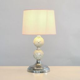 ValueLights Harmony Pink Table Lamp