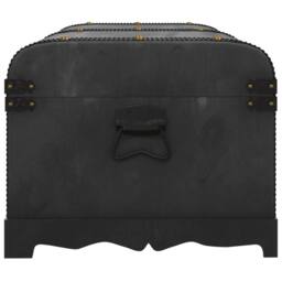 Berkfield Home Treasure Chest Wood Black 90x51x42 cm - Size: 90 x 51 x 42 cm - thumbnail 6
