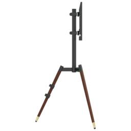 Berkfield Home TV Tripod Stand for 37-65 Inch Screen Max VESA 400x400 mm 40 kg in Black - thumbnail 5