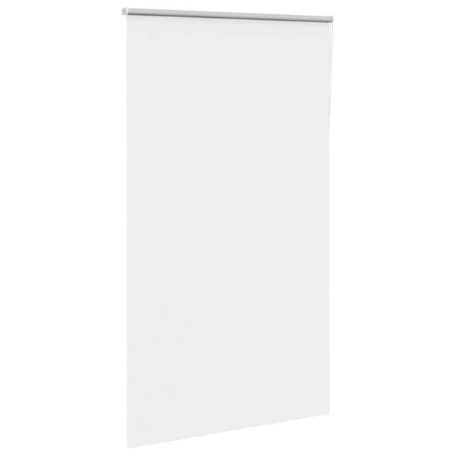 Berkfield Home Roller Blind Blackout White 140x210 cm Fabric Width 136.6 cm Polyester - image 1