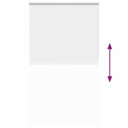 Berkfield Home Roller Blind Blackout White 140x210 cm Fabric Width 136.6 cm Polyester - thumbnail 9