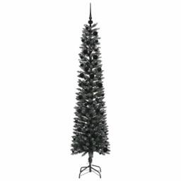 Berkfield Home Elegant Artificial Christmas Tree with 300 LEDs Green 58 x 58 x 240 cm - thumbnail 4