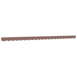 Berkfield Home Replacement Fabric for Awning Valance Brown Stripe 5 m - thumbnail 2