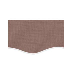 Berkfield Home Replacement Fabric for Awning Valance Brown Stripe 5 m - thumbnail 4
