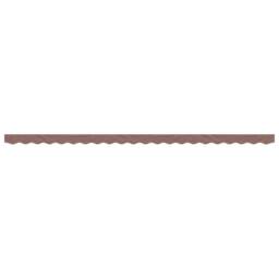 Berkfield Home Replacement Fabric for Awning Valance Brown Stripe 5 m - thumbnail 3