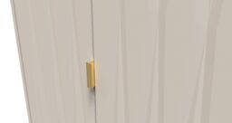 Ready Assembled 2 U Dallas 2 Door 2 Drawer Wardrobe (Ready Assembled) in Taupe - thumbnail 5