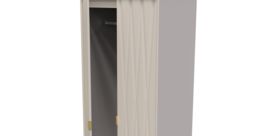 Ready Assembled 2 U Dallas 2 Door 2 Drawer Wardrobe (Ready Assembled) in Taupe - thumbnail 1