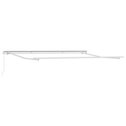 Berkfield Home Manual Retractable Awning Multicolour Stripe 450x350 cm in Orange - thumbnail 4