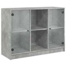 Berkfield Home Sideboard Concrete Grey 102x37x75.5 cm Engineered Wood - thumbnail 2