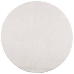 Berkfield Home Rug IZA Short Pile Scandinavian Look Cream √ò 80 cm - Size: Medium - thumbnail 3