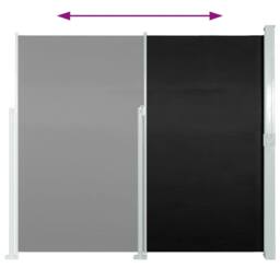 Berkfield Home Patio Terrace Side awning 160 x 300 cm Black - thumbnail 6