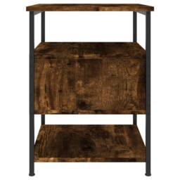Berkfield Home Durable Bedside Cabinets 2 pcs Smoked Oak 40x42x56 cm Engineered Wood in Brown - Size: 40 x 42 x 56 cm - thumbnail 8