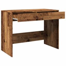 Berkfield Home Desk Old Wood 101x50x76.5 cm Engineered Wood in Brown - thumbnail 8