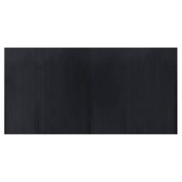 Berkfield Home Rug Rectangular Black 100x200 cm Bamboo - Size: Medium