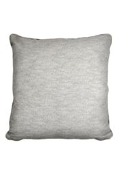 Fusion 'Sorbonne' Luxury Plain Dyed Filled Cushion 100% Cotton in Silver - Size: 43 cm x 43 cm - thumbnail 2