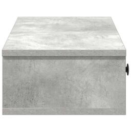 Berkfield Home Wall Shelf with Drawers Concrete Grey 100x37.5x19 cm Engineered Wood - thumbnail 5