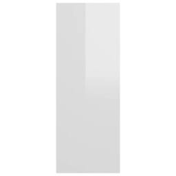 Berkfield Home Console Table High Gloss White 105x30x80 cm Engineered Wood - Size: 105 x 30 x 80 cm - thumbnail 6