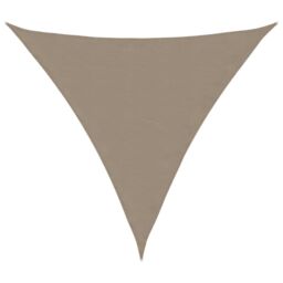Berkfield Home Sunshade Sail Oxford Fabric Triangular 6x6x6 m Taupe - thumbnail 2