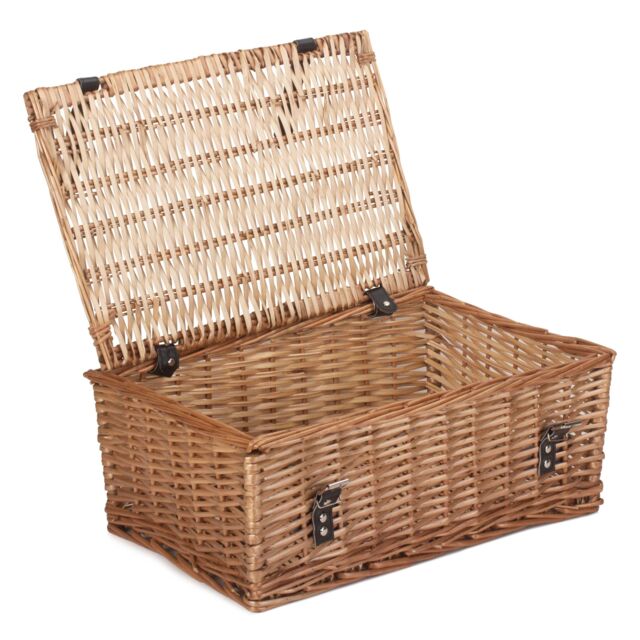 Red Hamper Wicker Large Packaging Hamper in Brown - image 1