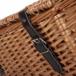 Red Hamper Wicker Large Packaging Hamper in Brown - thumbnail 5