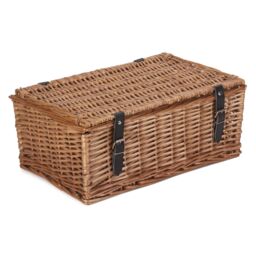 Red Hamper Wicker Large Packaging Hamper in Brown - thumbnail 2
