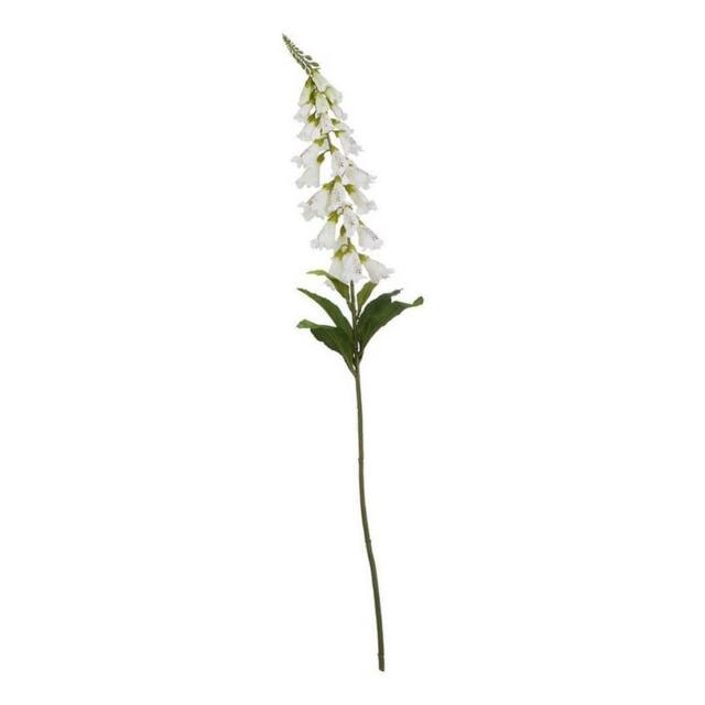Lemon Pavilion Furniture and Decor The Natural Garden Collection Foxglove Single Stem Flower, Height 11cm in White - image 1