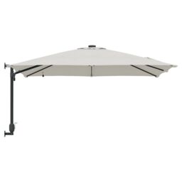 Berkfield Home Garden Parasol Sand 248, 5 x 247, 5 x 119 cm Fabric in Brown - thumbnail 5