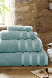 CHRISTY 'Antalya' Turkish Cotton Premium Loose Towels in Pale Blue - thumbnail 1