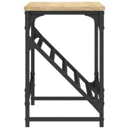 Berkfield Home Shoe Rack Sonoma Oak 90x30x45 cm Engineered Wood in Brown - Size: 90 x 30 x 45 cm - thumbnail 5