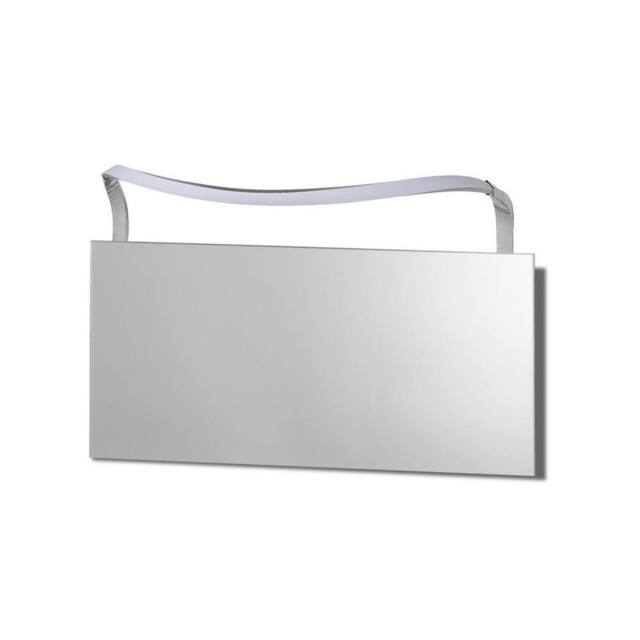 Netlighting Sisley Wall Lamp Chrome 12W 950lm 4000K IP44 LED Big Wave in Silver - image 1