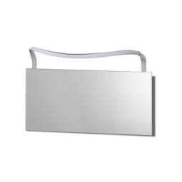 Netlighting Sisley Wall Lamp Chrome 12W 950lm 4000K IP44 LED Big Wave in Silver
